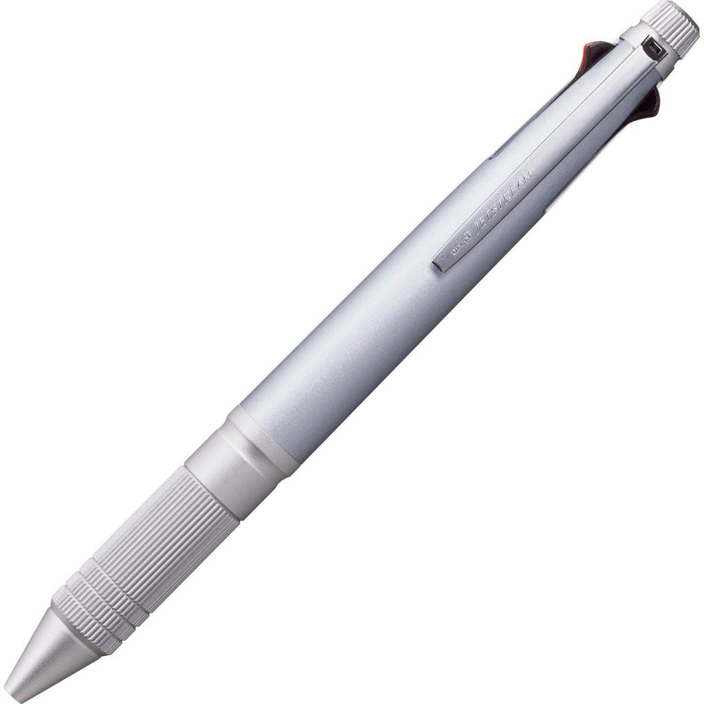 Mitsubishi Pencil Jetstream Metal Edition Ice Easy To 4&1 0.5" Multi-Function Pen, Silver, Write, MSXE5200A5.81