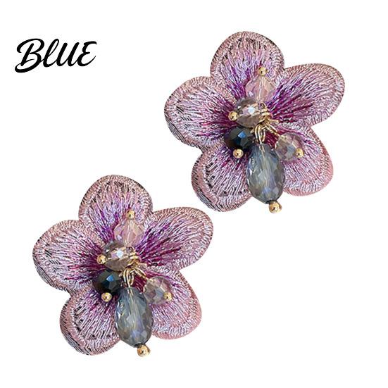 Bright Earrings 1 Pair Stud Earrings Sparkling Lightweight Ear Studs