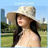 Fashion Print Doublesided Fisherman Hat With Wide Brim For Summer Travel