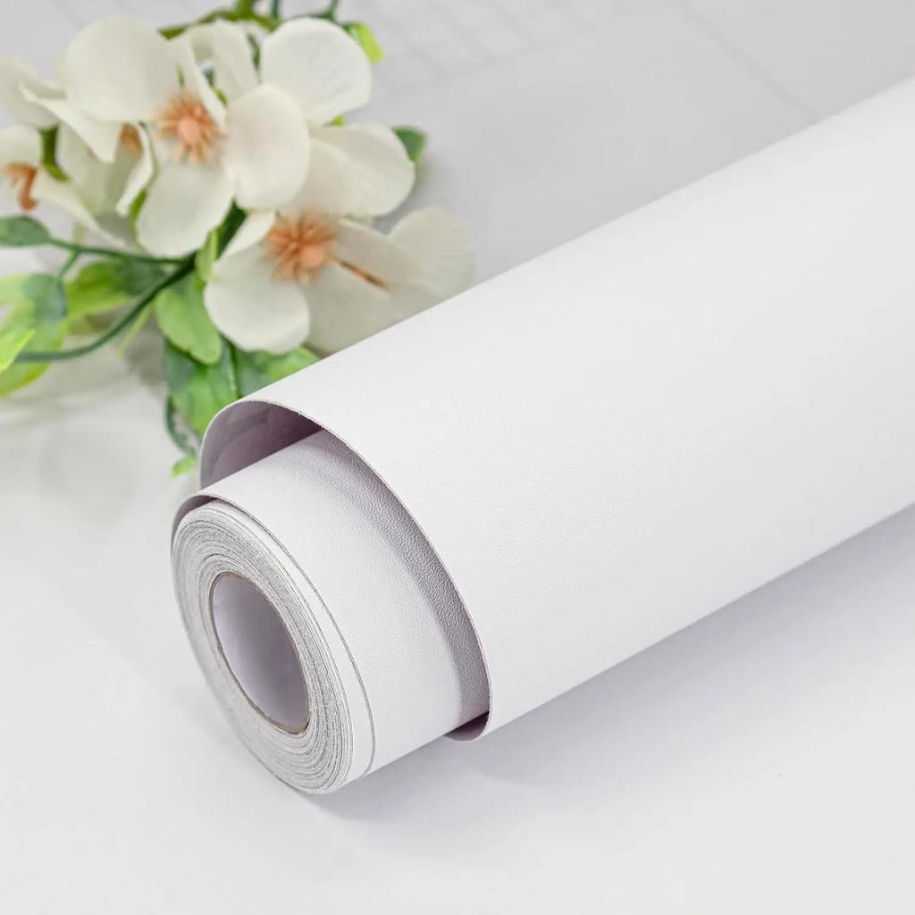 70/80 Width Self-adhesive Film Black Matt Thickened Sticker Furniture Kitchen for Cupboards Tables Wall DIY Renovation Wallpaper