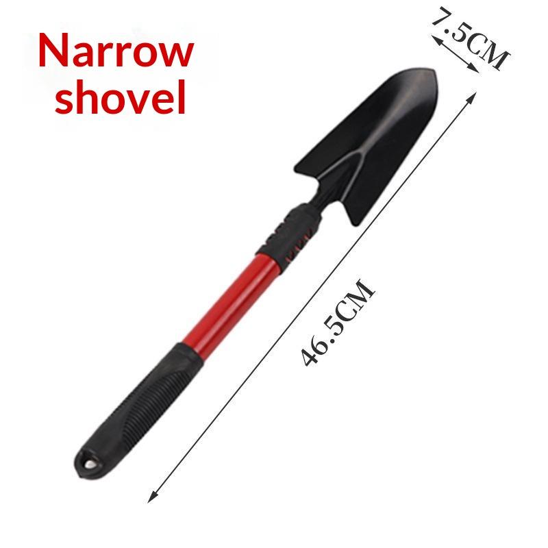 1Pcs Gardening Spade Five-Tooth Handle Garden Hoe Rake Gardening Tool Set Kit With Extended Handle Garden Hand Tool Set