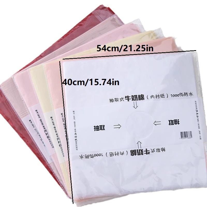 36pcs Flower Arrangement Wrapping Paper, Cotton Flower Wrapping Lining Paper, Non-Woven Floral Wrapping Paper, Florist Supplies
