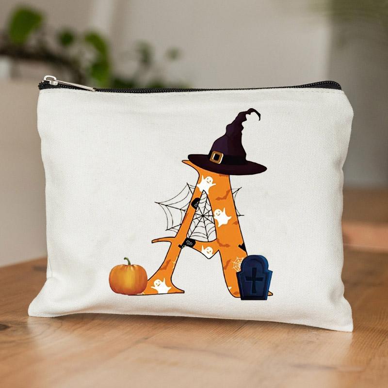 Letter Print Bridesmaid MakeUp Case Wedding Party Bride Gifts Women Cosmetic Bag Beauty Toiletries Organizer Wash Storage Pouch