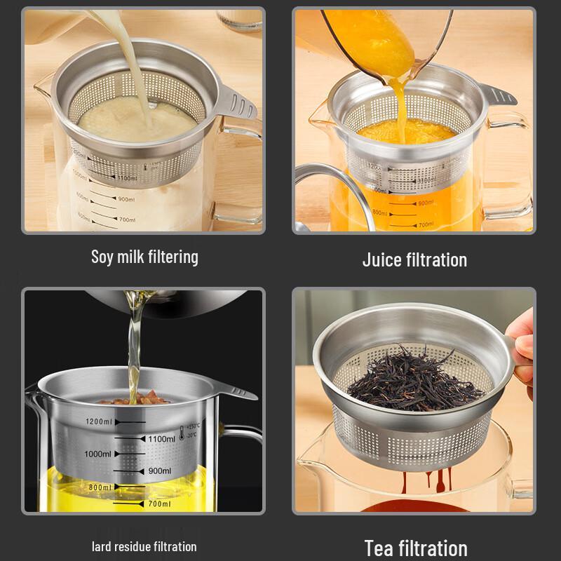 LISM 1500ML Wielofunkcyjny dzbanek z filtrem ze szkła borokrzemowego