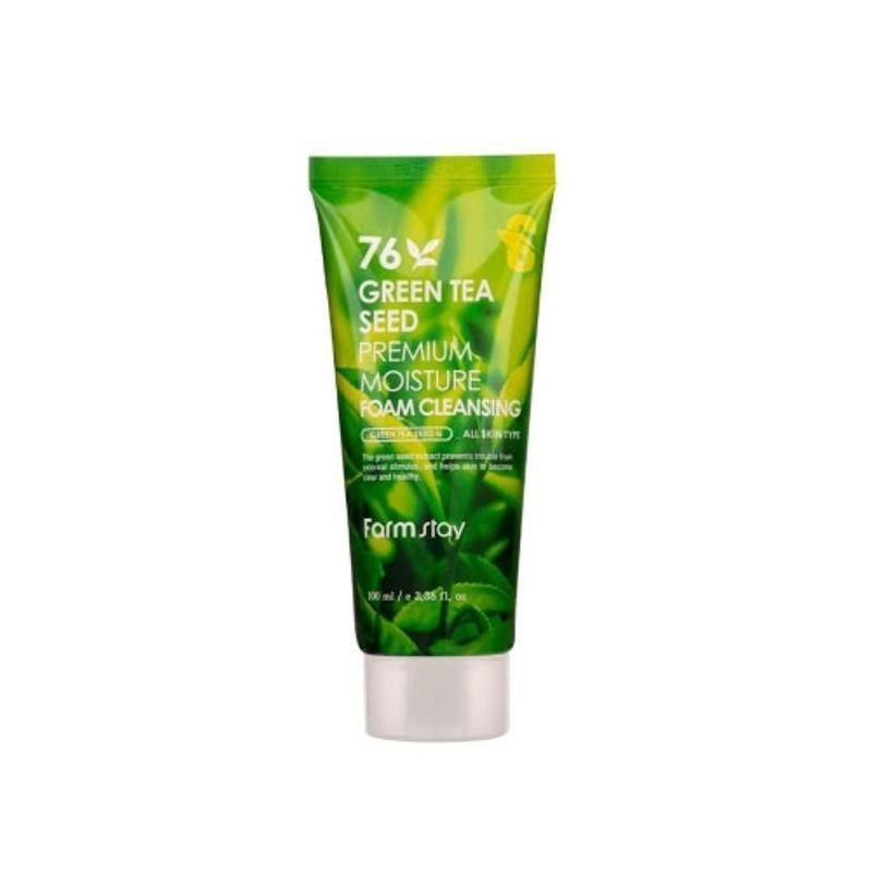 [Farmstay] Green Tea Seed Premium Moisture Foam Cleanser 100ml