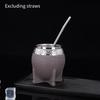 Double-layer Insulated Cup Stainless Steel Eggshell Cup High Quality Mate Cup  Gifts