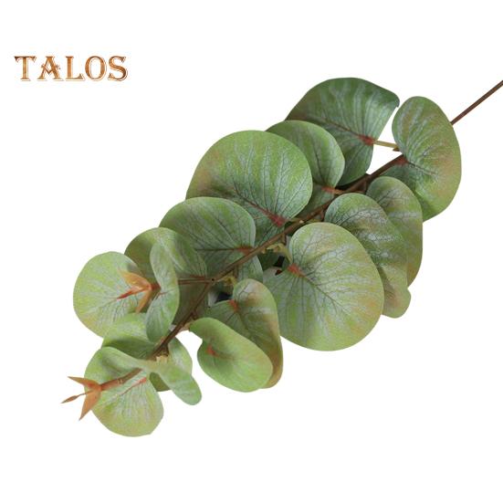 2 szt. Symulowane liście eukaliptusa Łatwa pielęgnacja Dekoracyjne Bezwonne Przyciągające wzrok Sztuczne liście eukaliptusa Prezent ogrodniczy