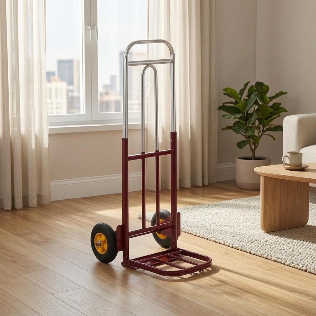 Folding Hand Truck Portable Shopping Cart Foldable for Warehouses