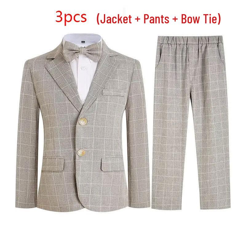 2025 Autumn Boys' Three-piece Suit Set