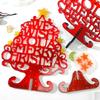 Antihaftende, leicht zu reinigende Form Weihnachtsbaum Silikontextur Perfekt zum Basteln von Figuren, Dekorationen und zur Geschenkherstellung