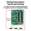 3S 4S 40A 100A Peak BMS Battery Protection Board with Balance 10MOS Low Power Ternary Same Port for 18650 Battery Pack Power Too