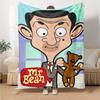 1pc Mr Bean1 Blanket, Gift, for Men and Women, Soft Blanket, Good for Sofa Bed Couch Travel, Lightweight Flannel Blanket