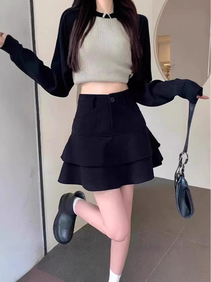 

Ретро женская вельветовая юбка А-силуэта с плиссировкой и высокой талией - Коллекция Осень/Зима 2024 4XL