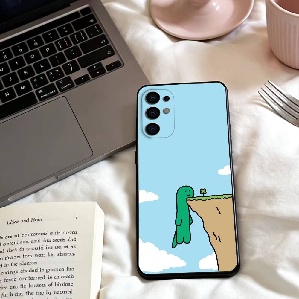 Coque de téléphone Mignonne J-JOGUMAN Pour Samsung S25,24,23,22,30,21,10,9,Ultra,Plus,Lite,FE,4,5 G Coque Souple Noire