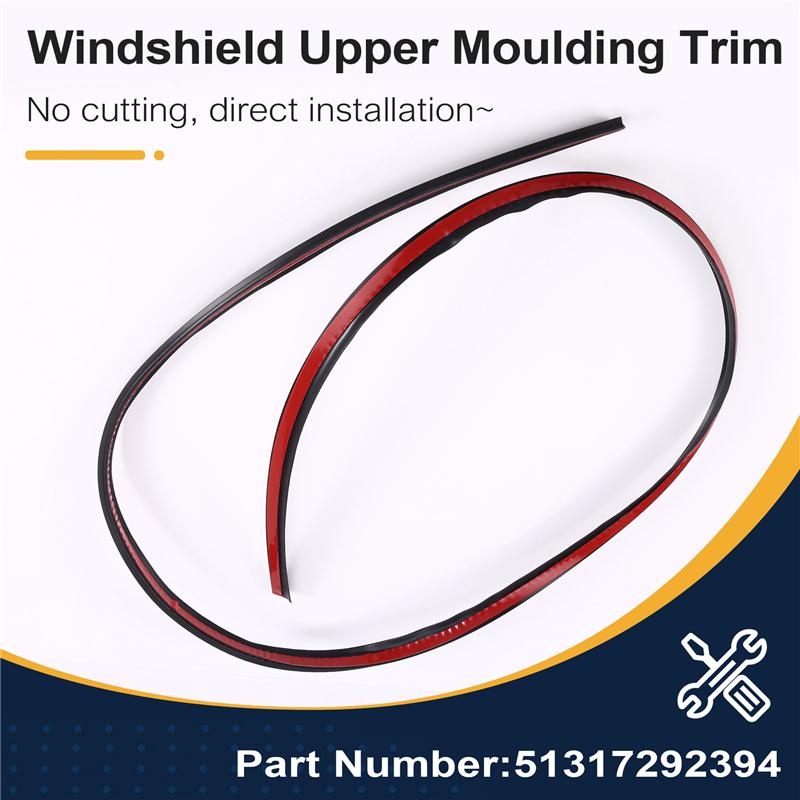 For BMW X5 F15 X5 M Windshield Seal Car Front Upper Replacement 1 Pcs Part No. 51317292394