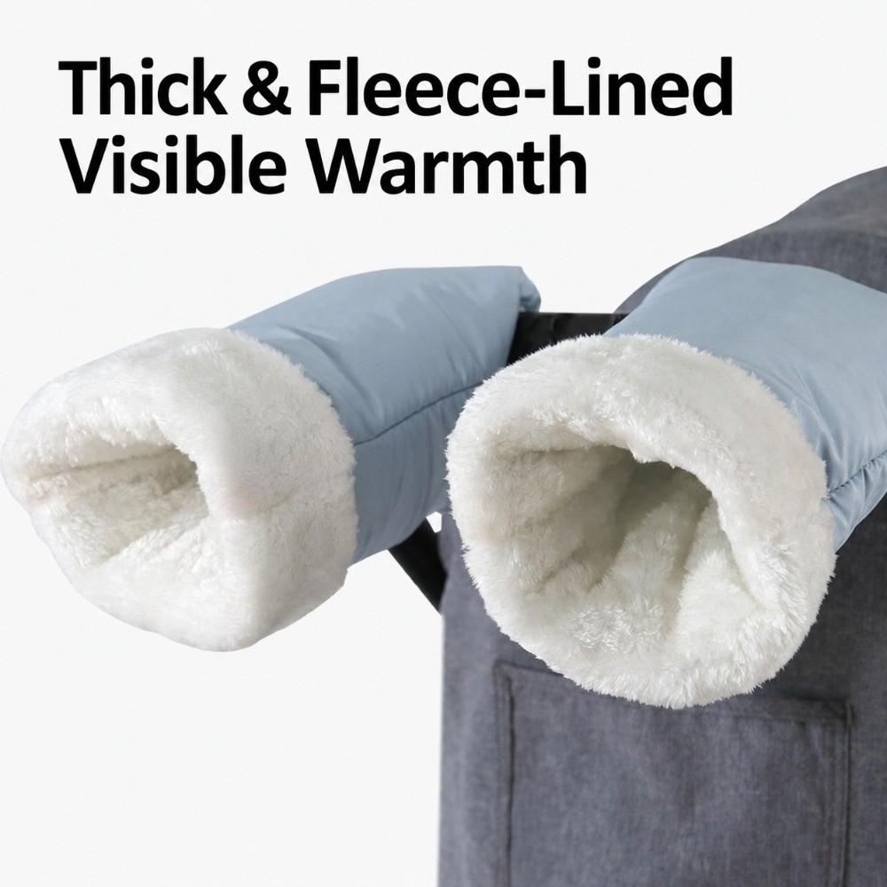 Waterproof Stroller Hand Muff Winter Handlebar Hand Warmer for Baby Pram Pushchair Handlebar
