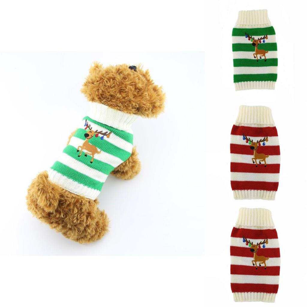 Christmas Dog Sweater With Wool Material For Small Breeds And Holiday Costume Ideas