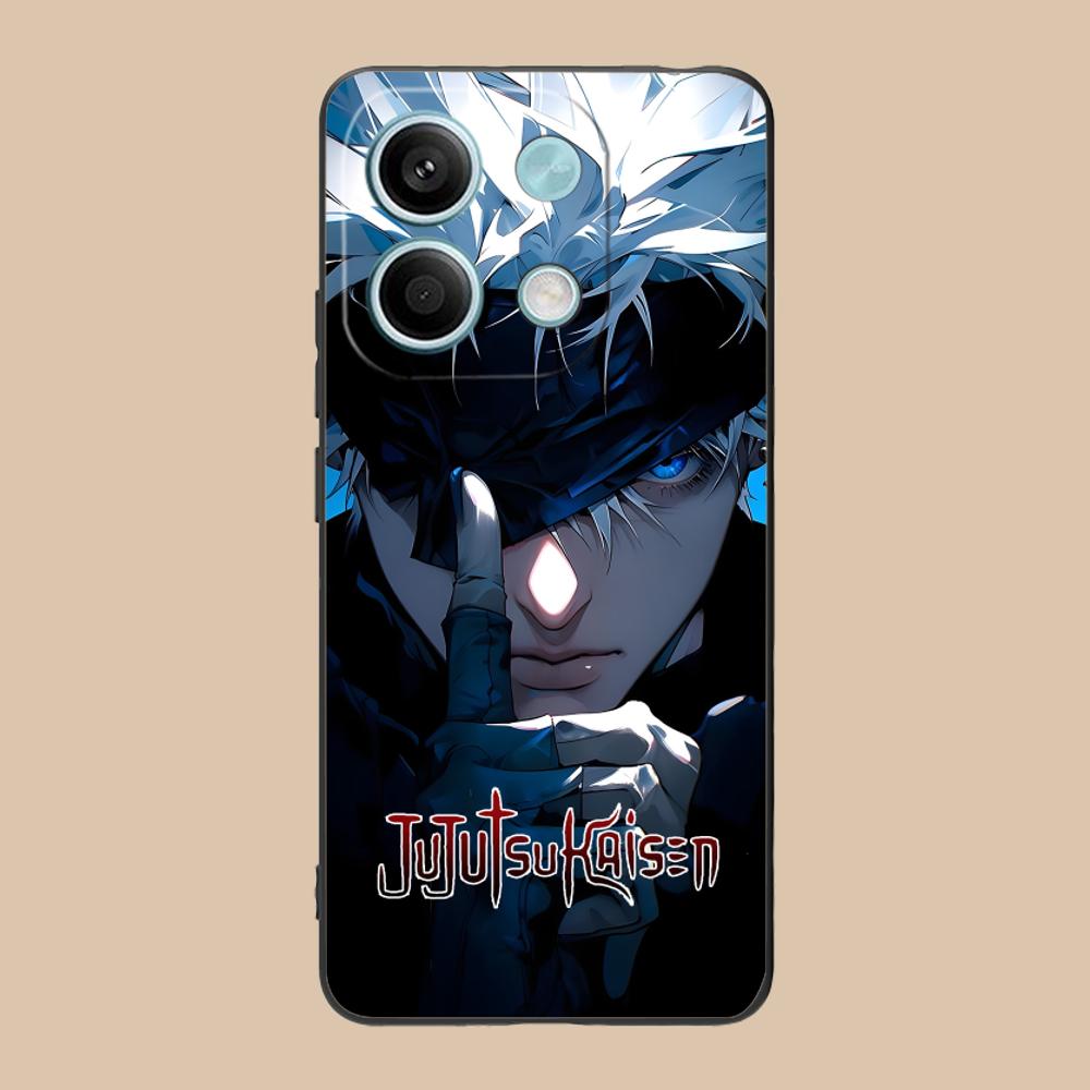 Jujutsu Kaisen Satoru Gojo Phone Case for Xiaomi 15 14 13 12 Mi 11 T Ultra Lite Pro S X 5G Colorful Printing Cover Cover Pretty