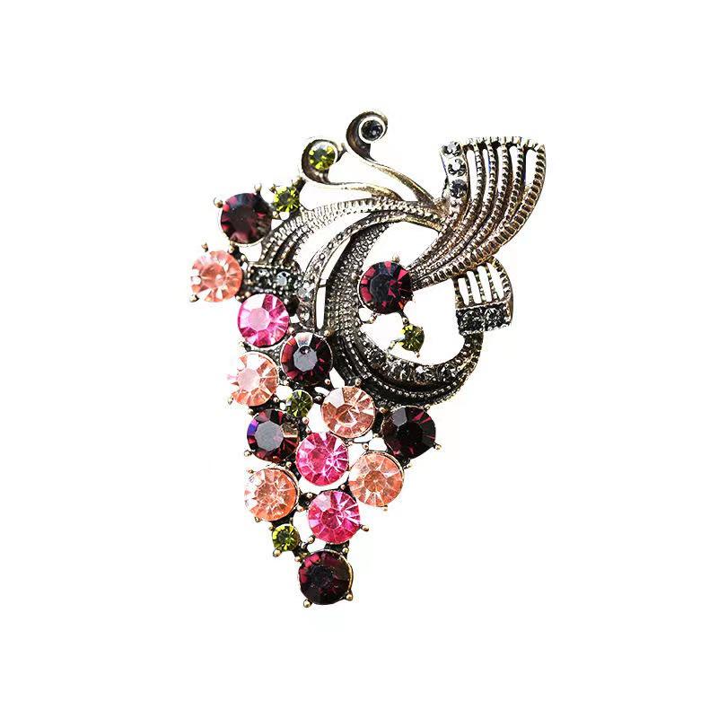 

Элегантная брошь с цветочным мотивом: Брошь в европейском и американском стиле для женского пальто или кардигана