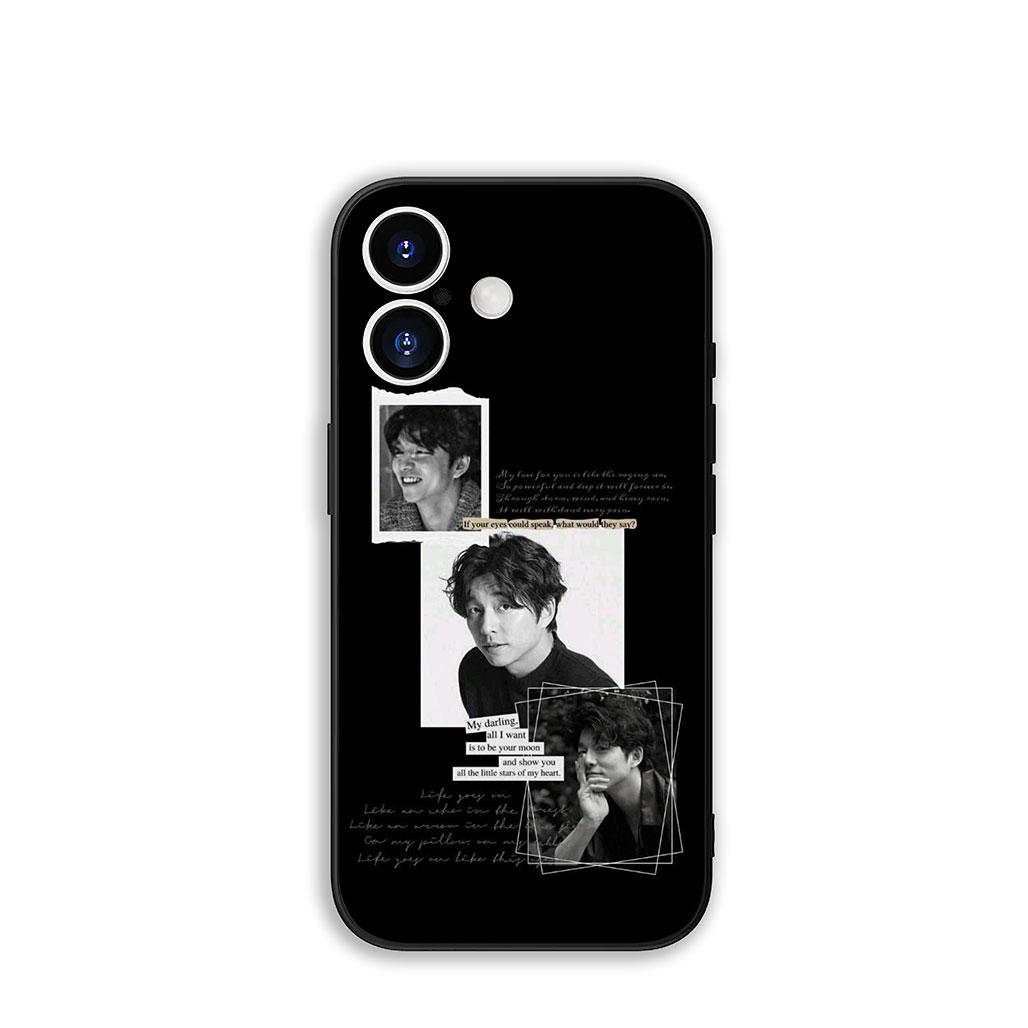

Чехол для телефона Постер Гон Ю K POP Чехол для Apple iPhone 16 15 14 Plus 13 12 Mini 17 Pro Max + ProMax 16E Air 15+ Чехол iPhone 16 Pro Max