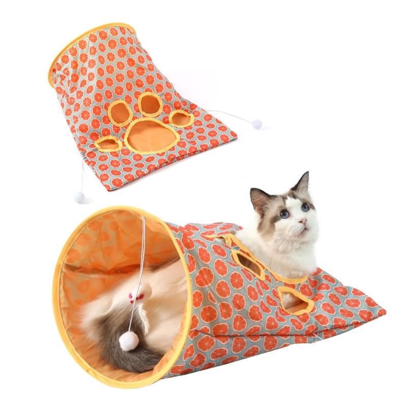 Crinkle Sound Cats Tunnel Toy Cats Play Tent Teasing Tube Pet Entertainment Playtent Pet Interactive Tube Activity Toy