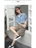 Korean Style Fashion Casual Retro Loose Short-Sleeved Top