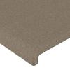 Vidaxl Zagłówek Uszak, Taupe, 183X23X118/128 Cm, Tkanina