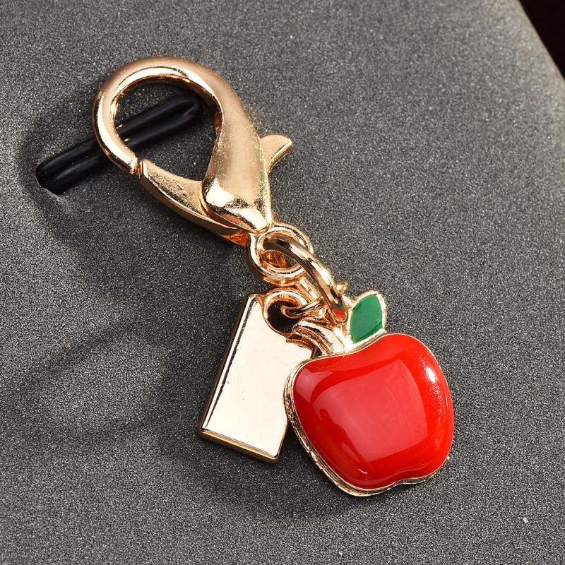 Exquisite High-End Fruit Vegetable Series Keychains For Women Bag Pendant Charm Car Keyring Jewelry Gift Decoration Accessories