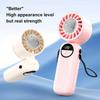 NEWSTYLE Long-lasting Ice Compress Handheld Mini Fan 120-Speed Adjustable Wind Rapid Cooling Type-C Rechargeable Foldable Fan