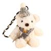 Scarf Bib Bear Plush Key Chain Anti-lost Bag Decoration Stuffed Bear Pendant  Boys Girls