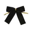 12Pcs Small Velvet Bow Christmas Tree Decoration Xmas Bowknot Party Family Wedding Decor Gift Ribbon DIY Hanging Ornament
