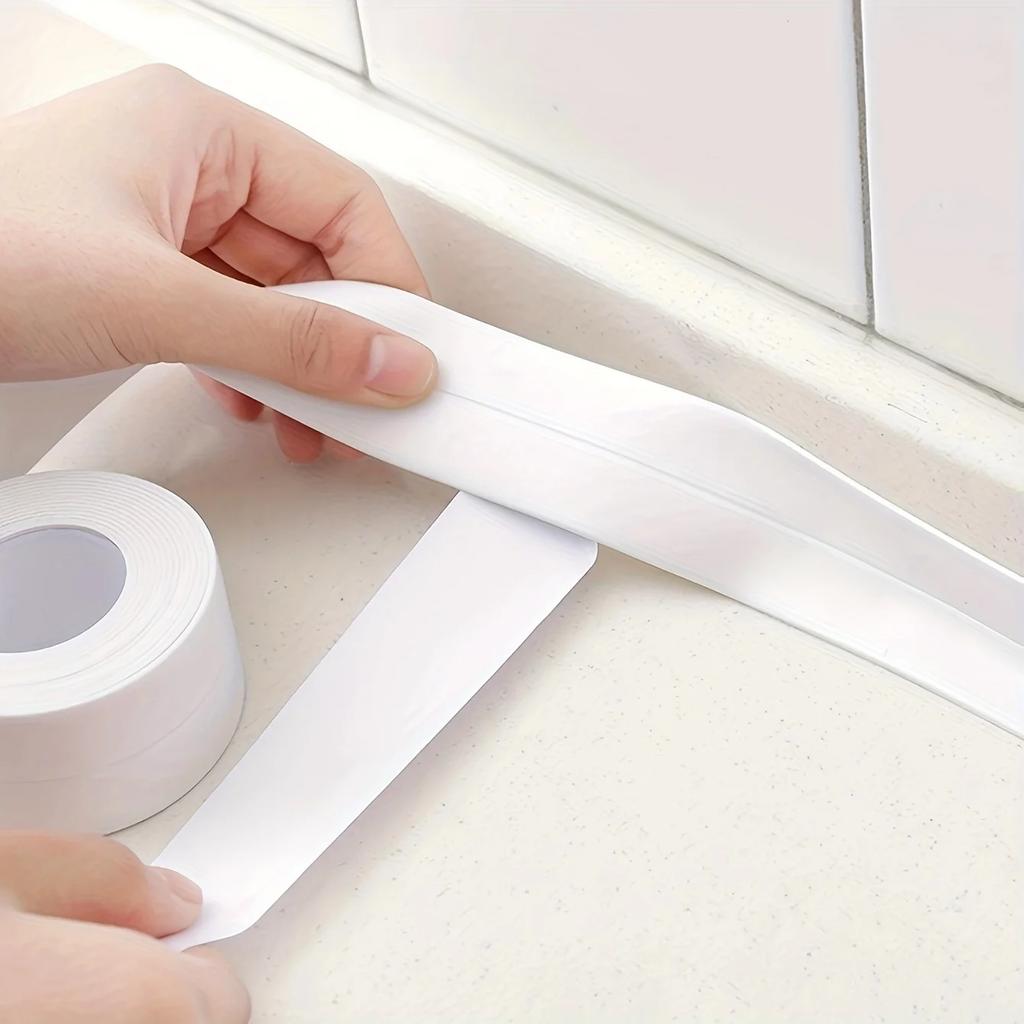 1pc-Kitchen Anti Mold and Waterproof Tape, Moisture-proof Kitchen Bathroom Sink Gap, Beautiful Seam Toilet Sticker