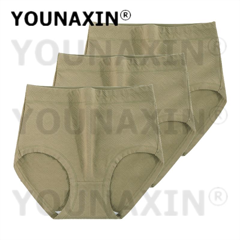 3 stykker truser i stor størrelse dameundertøy Høy midje undertøy bomull underbukser jenter store truser underbukser XL 2XL 3XL 4XL 5XL 6XL
