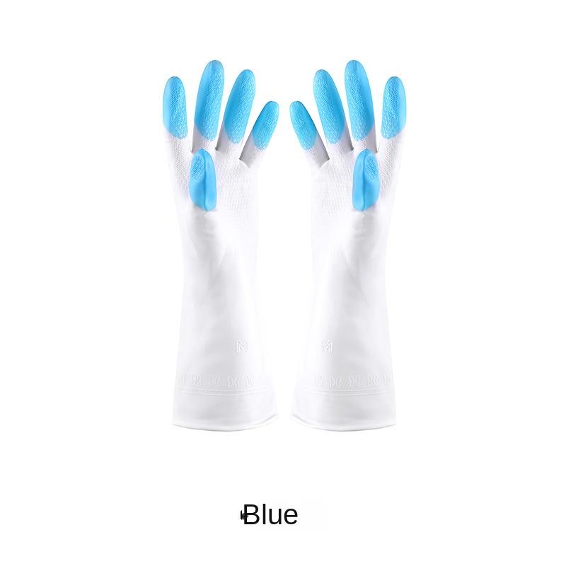 1505 Nitrile Washing Gloves Home Kitchen Bowl Durable Latex Washing Clothes Women'S Waterproof Household Rubber Gloves