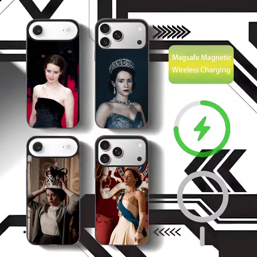 Claire Foy Phone Case For iPhone17,16,15,14,13,12,11 Plus,Pro Max Magnetic For Magsafe Wireless Charging