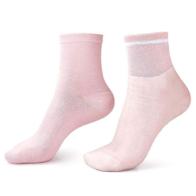 

Гелевые носки-гольфы средней длины однотонные весенне-осенние зимние носки мягкие эластичные повседневные спортивные носки гелевые носки на всю стопу четырехсезонные one size fits all