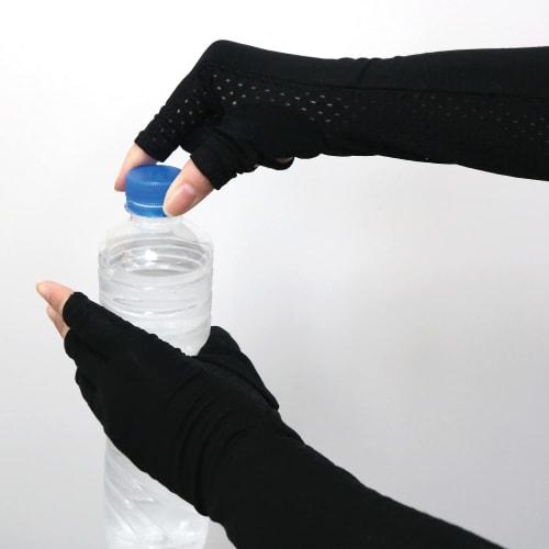 Luvas Trade One Cool Sem Dedos, Preto