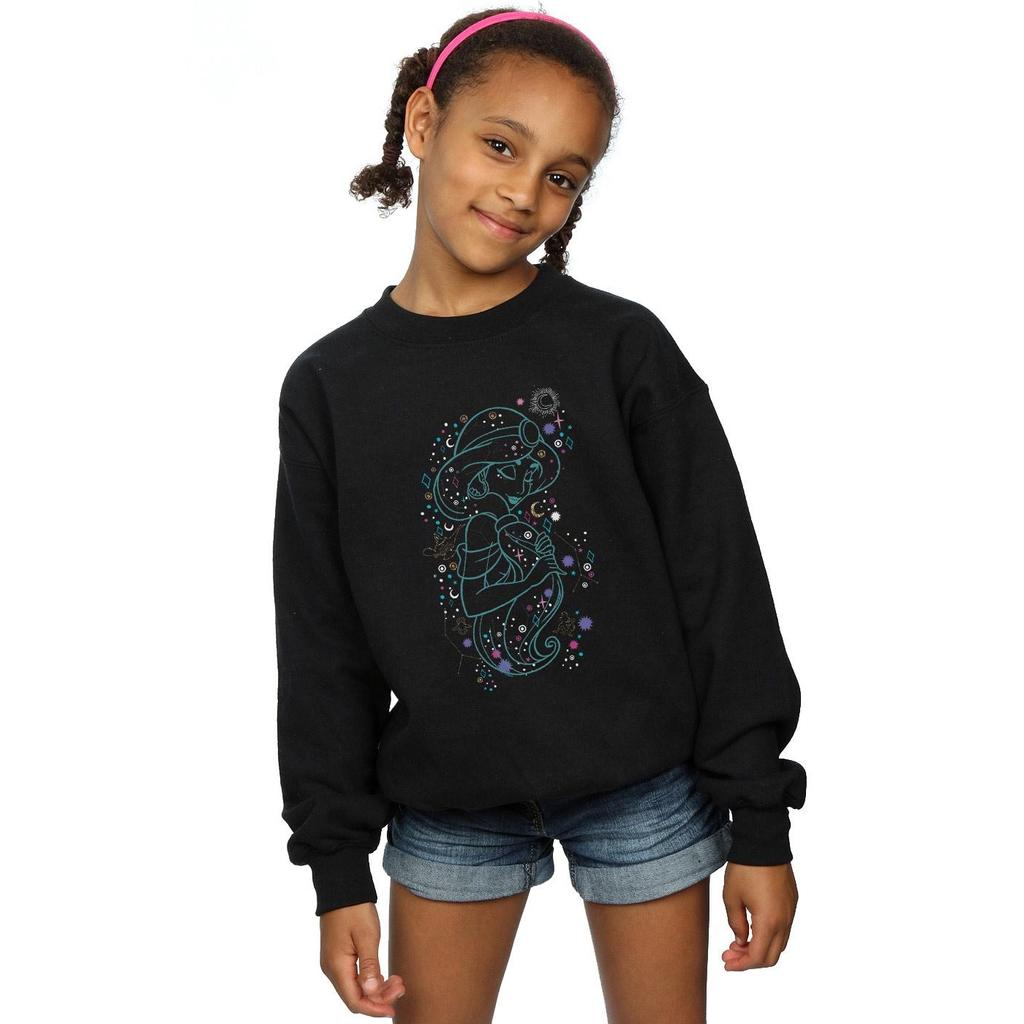 Disney Girls Aladdin Princess Jasmine Written In The Stars Sweatshirt