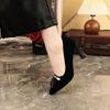 Pointed soft sole shallow mouth single shoes women's spring and summer new outer wear fashion commuter temperament high heels