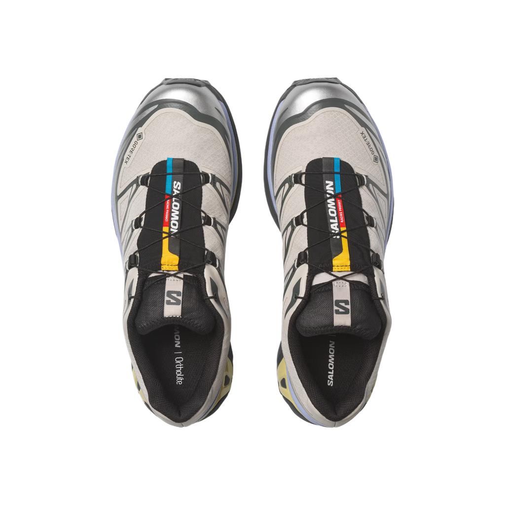 SALOMON XT 6 Trail Running Shoes Unisex Low Top Silver Cloud/Urban Fas