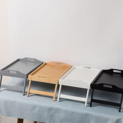 Tavolo Tatami Pieghevole in Legno per Finestra a Baia Disponibile: Piccolo Tavolino da Caffè, Comodino o Studio