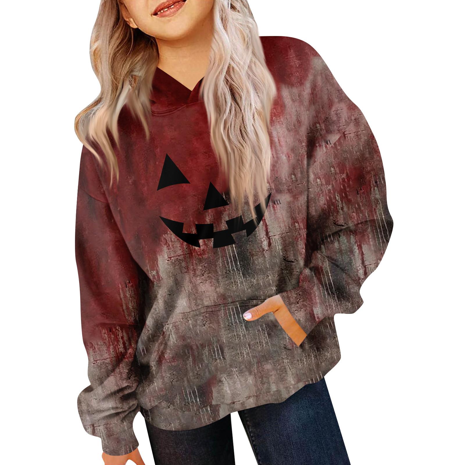 

Детская толстовка с длинным рукавом, повседневная толстовка с капюшоном, удобная, свободная, легкая детская толстовка 160 винный