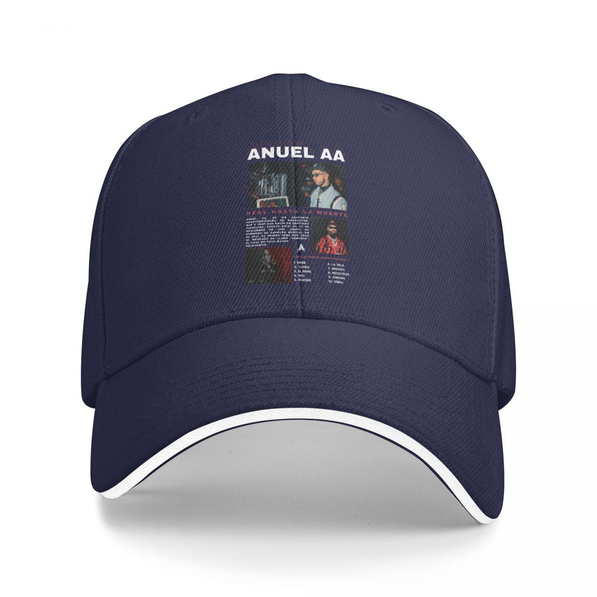 Baseball Caps Rapper Anuel AA Real Hasta La Muerte Graphic Casquette Men Women Outdoor Spring Caps One Size