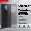 Ultra-Thin Zero-Feel Huawei Mate60 Case Matte Frosted Semi-Transparent Full-Coverage Shockproof Heat-Dissipation Protective Case Transparent Black