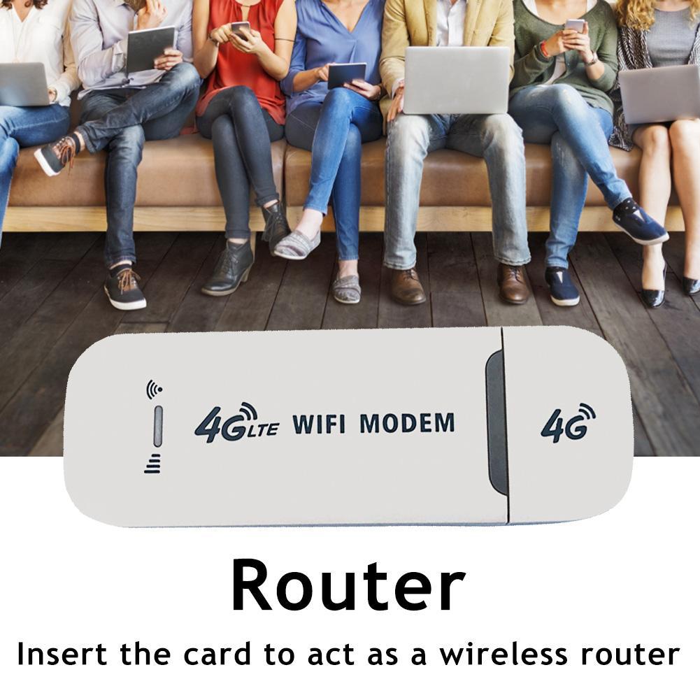 5-1 Stück 4G LTE Drahtloser USB-Dongle 150Mbps USB-Modem Wi-Fi Router Stick WiFi-Adapter 4G-Karten-Router Wifi-Netzwerkzubehör