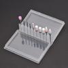 Nail Drill Bit Set Tungsten Steel Drill Bits Mini Cleaning Brushes for Nail Prep Cuticle Nail Gel