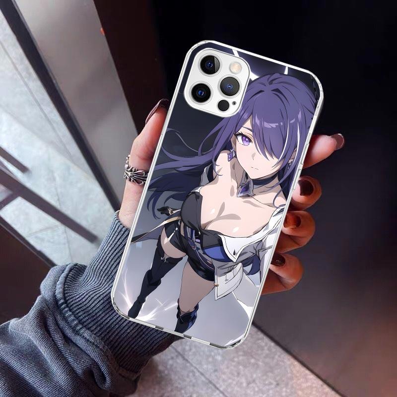 Honkai Star Rail Acheron Phone Case For iPhone 17 Air 11 13 Mini 14 15 Plus 16 12 Pro Max 16E SE 7 8 Pattern Soft TPU Back Cover