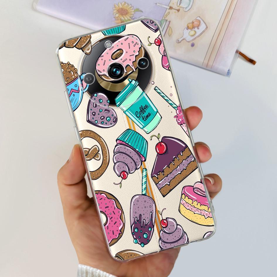 Für Realme 11 Pro 5G Hülle Luxus Traumfänger Transparentes TPU Weiche Rückabdeckung Für Realme 11 Pro Plus Stoßstange Realme11 Pro+ Fundas