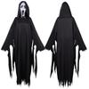 Ghostface Killer Cape Mask Suit Men's, Horror Movie, Halloween Suit