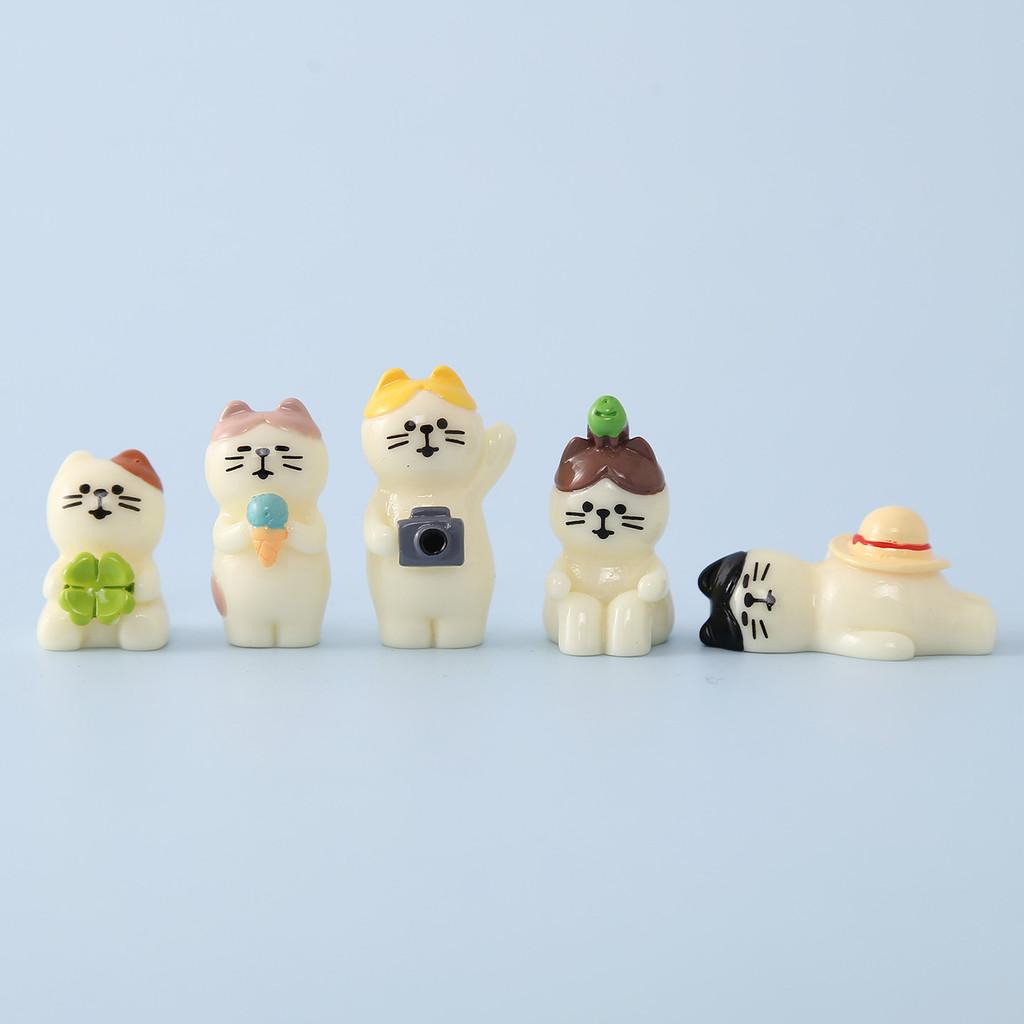 

Japanese Cat Resin Miniature Diorama With Diy Scene For Kids And Collectors